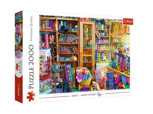 Puzzle 2000 Koci raj, Trefl