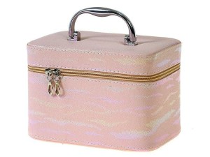 KUFEREK M WALIZKA Z LUSTERKIEM NA ZAMEK 21X14X13CM