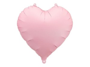 BALON FOLIOWY SERCE 45CM RÓŻOWY