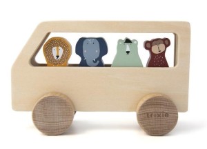 AUTOBUS DREWNIANY DLA ZWIERZĄT, TRIXIE BABY