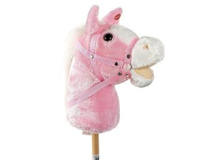 KONIK NA KIJU. HOBBY HORSE Z DŹWIĘKIEM RÓŻOWY