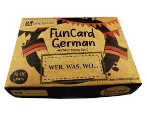FUN CARD GERMAN WER, WAS, WO... CREATIVO, CREATIVO