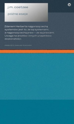 Późne eseje, John Maxwell Coetzee