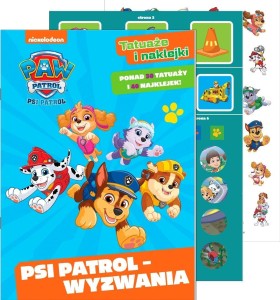 PSI PATROL. TATUAŻE I NAKLEJKI. WYZWANIA
