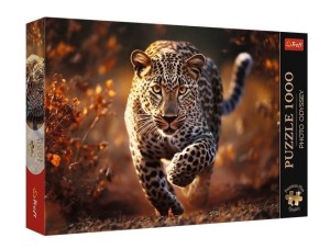 PUZZLE 1000 DZIKI LEOPARD TREFL, TREFL
