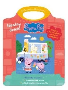 ŚWINKA PEPPA. UKŁADANKA-NAKLEJANKA. IDEALNY DZIEŃ