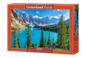 PUZZLE 500 SPRING AT MORAINE LAKE, CANADA CASTOR