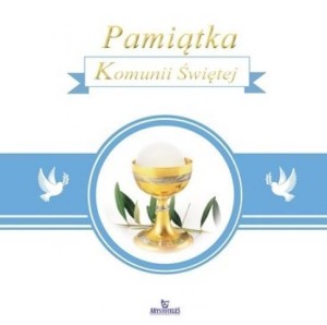 PAMIĄTKA KOMUNII ŚWIĘTEJ - NIEBIESKA