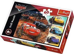 PUZZLE 60 ZYGZAK MCQUEEN Z PRZYJACIÓŁMI TREFL