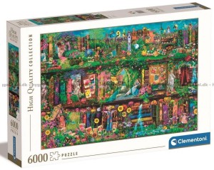 PUZZLE 6000 GARDEN SHELF, CLEMENTONI