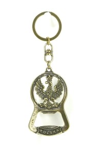 BRELOK METALOWY OTWIERACZ Z ORŁEM 6CM, ABINO