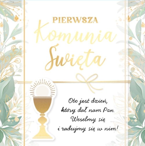 Karnet Primus Komunia