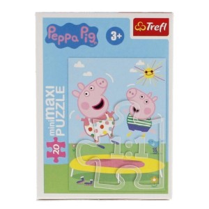 PUZZLE 20 MINIMAXI BEZTROSKI DZIEŃ PEPPY 2 TREFL