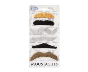 ZESTAW WĄSÓW NATURAL 6SZT