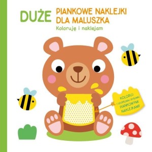 DUŻE PIANKOWE NAKLEJKI DLA MALUSZKA. MIŚ