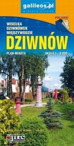 PLAN MIASTA - DZIWNÓW, DZIWNÓWEK, MIĘDZYWODZIE
