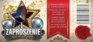 ZAPROSZENIE URODZINY (10SZT)