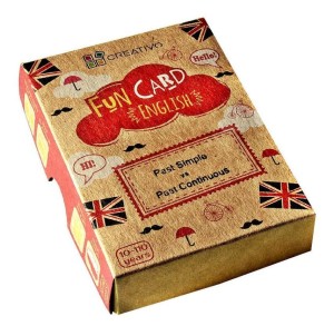 FUN CARD ENGLISH PAST SIMPLE VS PAST CONTINUOUS