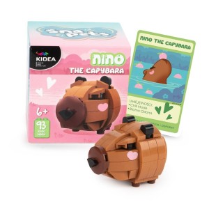 KLOCKI SNAPETS KAPIBARA BRĄZOWA KIDEA, DERFORM