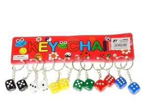 BRELOK KOSTKA DO GRY (12SZT), ADAR