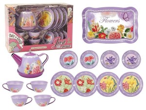 KOMPLET DO HERBATY METALOWY 14EL, ADAR