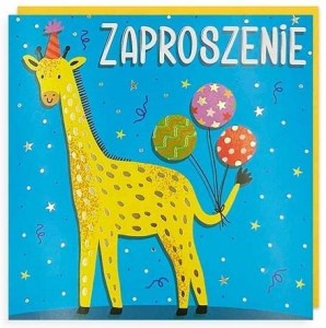 ZAPROSZENIE URODZINY 5SZT
