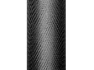 TIUL GŁADKI CZARNY 0,3X9M