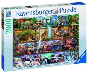 PUZZLE 2000 ŚWIAT ZWIERZĄT, RAVENSBURGER