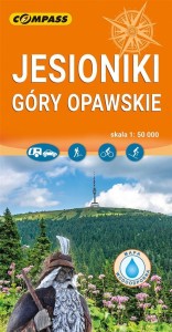 MAPA - JESIONIKI, GÓRY OPAWSKIE 1:50 000