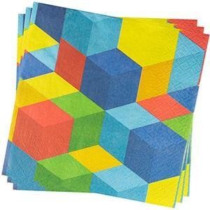 SERWETKI KLOCKI 33X33CM 20SZT