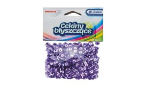 CEKINY BŁYSZCZĄCE B 160 FIOLETOWY