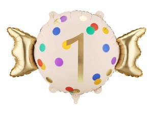 BALON FOLIOWY CUKIEREK 1 61X37CM