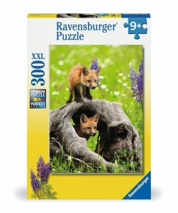 PUZZLE 300 CURIOUS FOXES, RAVENSBURGER
