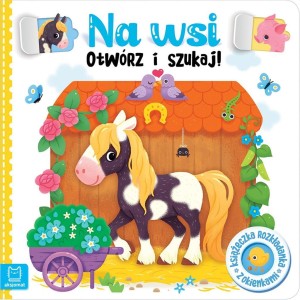 NA WSI. OTWÓRZ I SZUKAJ! KSIĄŻECZKA ROZKŁADANKA..