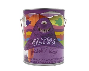 ULTRA PIASEK 900G FIOLETOWY + 4 FOREMKI MORSKIE...