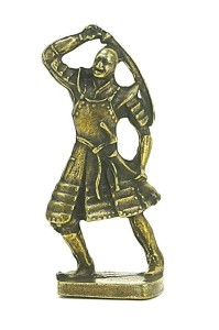 FIGURKA METALOWA SAMURAJ 3,5CM, ABINO
