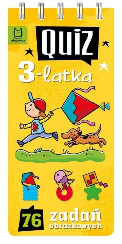 Quiz 3-latka. 76 zadań obrazkowych, Anna Podgórska