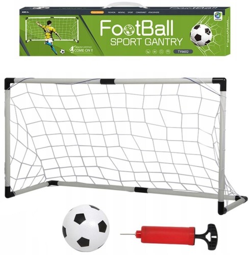 Bramka z piłką i pompką 122x65x48cm, Trifox