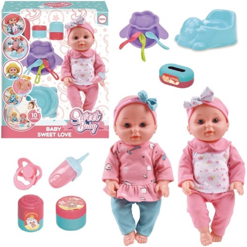 Lalka bobas z głosem i akcesoriami, Trifox