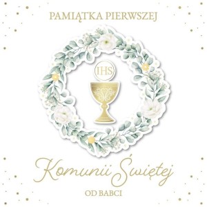 PAMIĄTKA KSIĄŻECZKA KOMUNIA