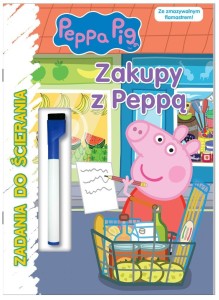 PEPPA PIG. ZADANIA DO ŚCIERANIA. ZAKUPY Z PEPPĄ!