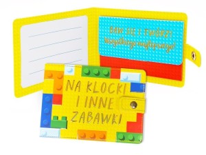 PORTFELIK NA KLOCKI I INNE ZABAWKI LEGO