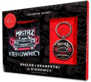 ZESTAW BRELOK + SKARPETKI DLA KIEROWCY, PAN DRAGON
