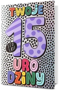 KARNET URODZINY 15
