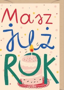 KARNET URODZINY ROCZEK