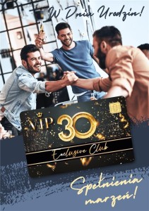 KARNET URODZINY 30 GIFT-M