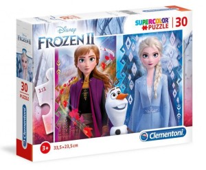 PUZZLE 30 SUPER KOLOR FROZEN 2, CLEMENTONI