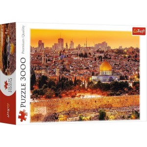 PUZZLE 3000 DACHY JEROZOLIMY TREFL, TREFL