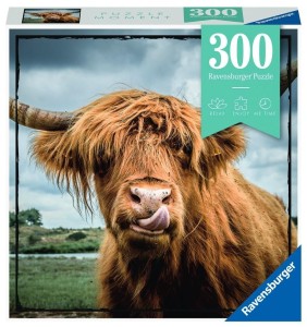 PUZZLE MOMENT 300 SZKOCKA KROWA, RAVENSBURGER