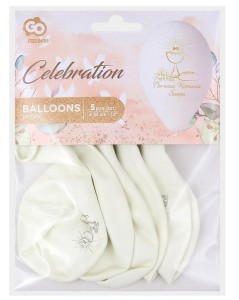 BALONY PREMIUM HEL PIERWSZA KOMUNIA 33CM 5SZT